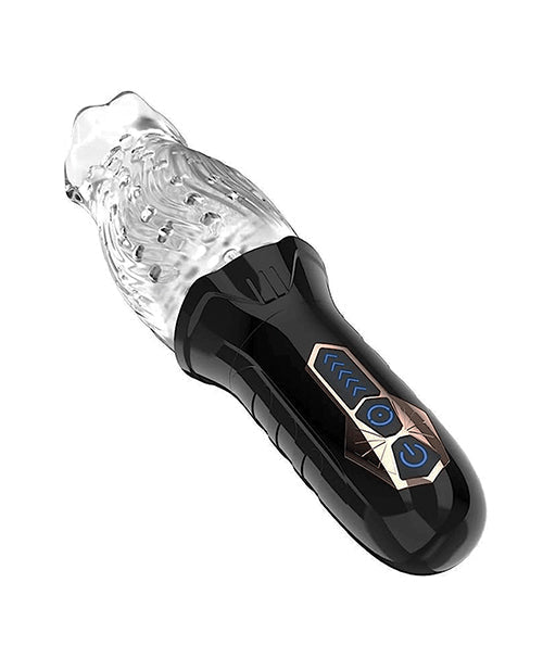 The Male Rose Gawk Gawk 3000 Rotating Blow Job Simulator - Black