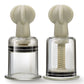 Blush Temptasia Clit & Nipple Large Twist Suckers - Clear Set of 2