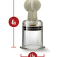 Blush Temptasia Clit & Nipple Large Twist Suckers - Clear Set of 2