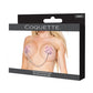 Darque Studded Cross Reusable Pasties w/Chain - Pink O/S