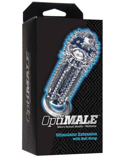 OptiMale Stimulator Extension - Clear Doc Johnson