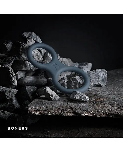 Boners Classic Cock & Ball Ring - Black One-dc