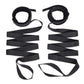 Lux Fetish 4 Pc Bondage Strap & Flogger Kit