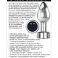 Gender X Rockin Metal Plug - Chrome