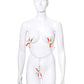 9's Orange is the New Black Triple Your Pleasure Clamps & Chain Icon Brands INC