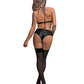 Lust Juno Top w/Velcro Choker Neck & Mini Short Black  L/XL