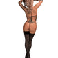 Lust Orthia Criss Cross Bra & G-String Black S/M