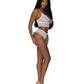 Modern Romance Bralette & Cheeky Hipster White S/M