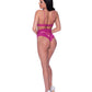 Berrylicious Lace Halter Top & Panty Pink S/M