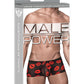 Kiss Me Stretch Mesh Mini Short Blk/Rd MD