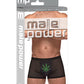 Private Screening Micro Mesh & Modal Pot Leaf Black LG