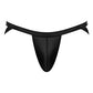 Cage Matte Strappy Ring Jock Black L/XL