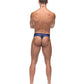 Diamond Mesh Bong Thong Blue L/XL