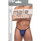 Diamond Mesh Posing Strap Blue O/S