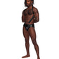 Fetish Uranus Nylon Spandex Moonshine Harness Brief Black S/M
