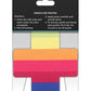 Pretty Pasties Pride Cross & Star Rainbow - 2 Pair
