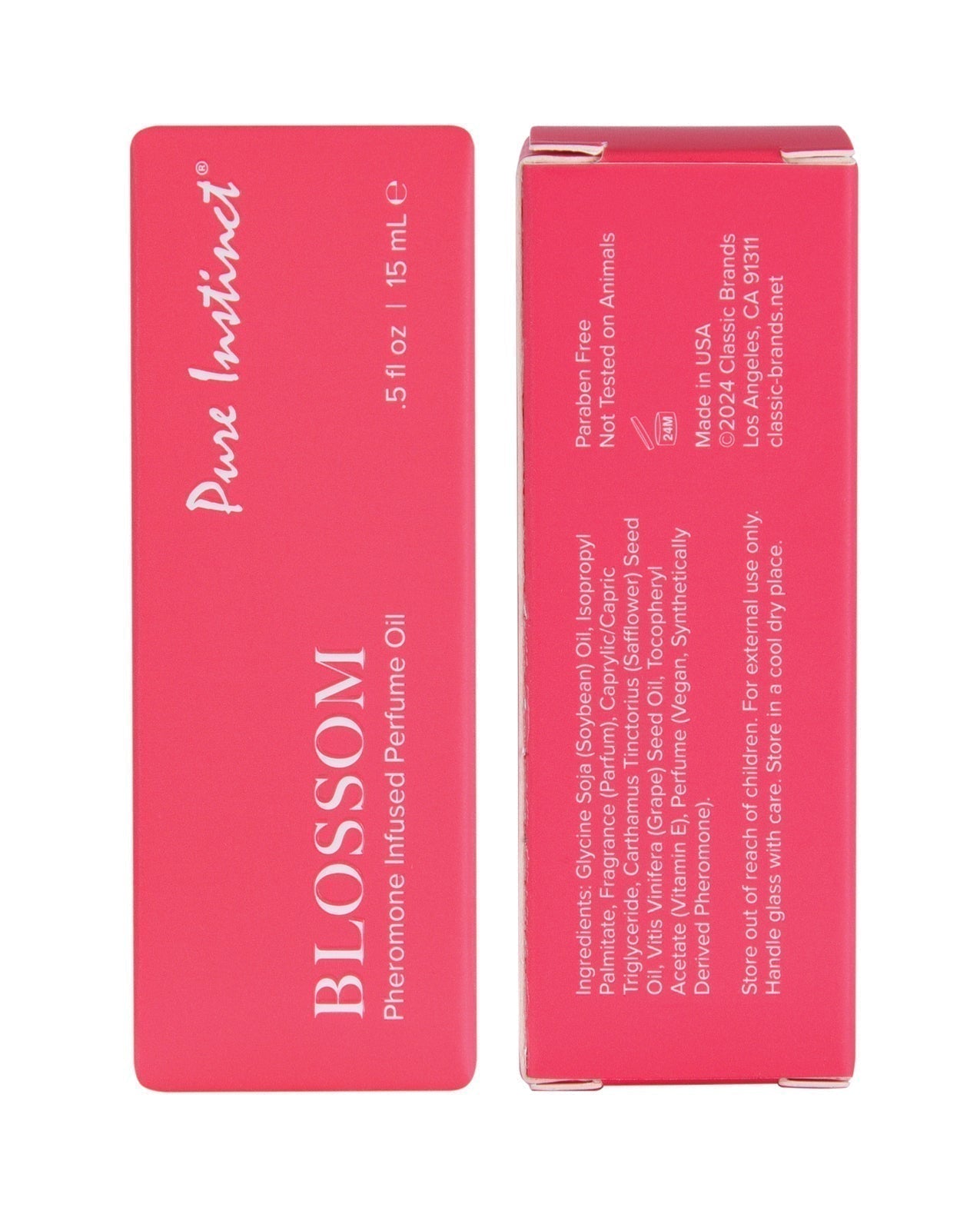 Pure Instinct Pheromone Perfume Oil Blossom - 15 ml Dropper Glass