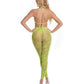 Pink Lipstick All About Leaf Bra & Leggings Green O/S