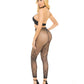 Pink Lipstick Gives You Hell Halter Bra, Pantyhose & G-String Black O/S