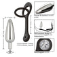 Star Fucker Slim Gem Plug w/Silicone Enhancer - Black