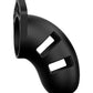Shots Man Cage Chastity 3.5" Cock Cage Model 20 - Black