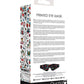Shots Ouch Old School Tattoo Style Printed Eye Mask - Black