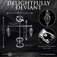 Master Series Tower of Pain Nipple Clamps - Silver